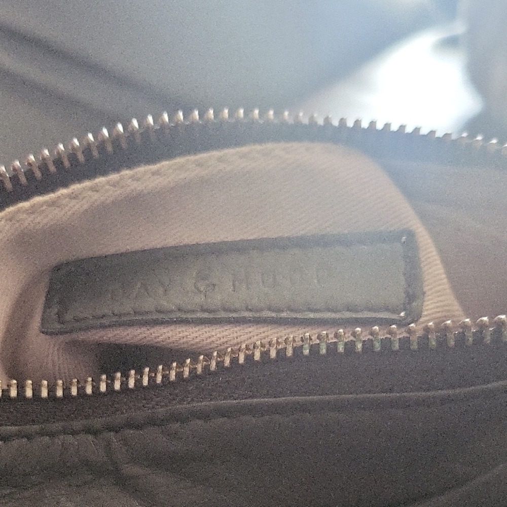 Womens Black Bag Leather Wristlet